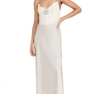 Wayf Lace Trim Slip Dress NWOT